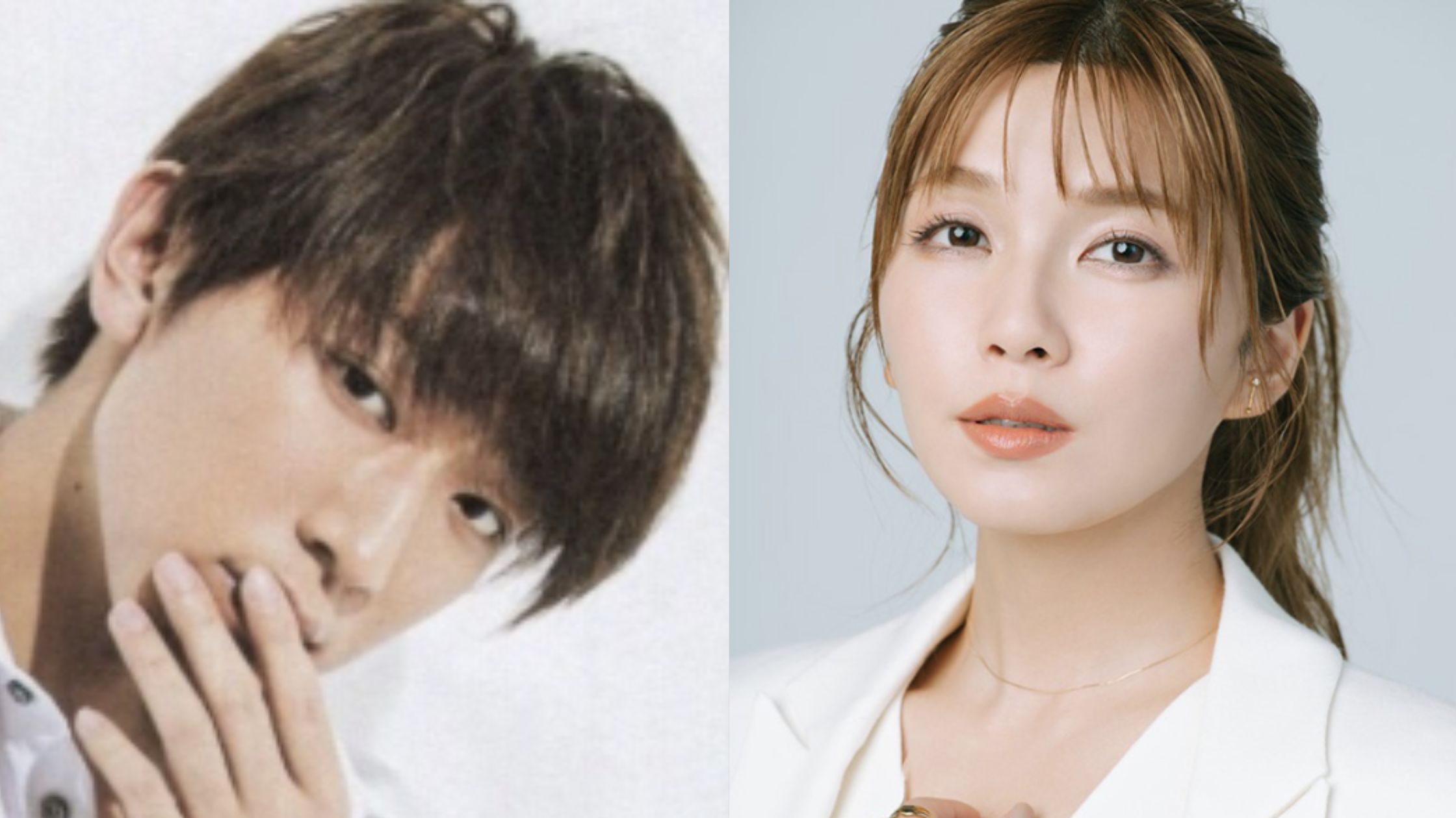 小山慶一郎と宇野実彩子のツーショット画像
