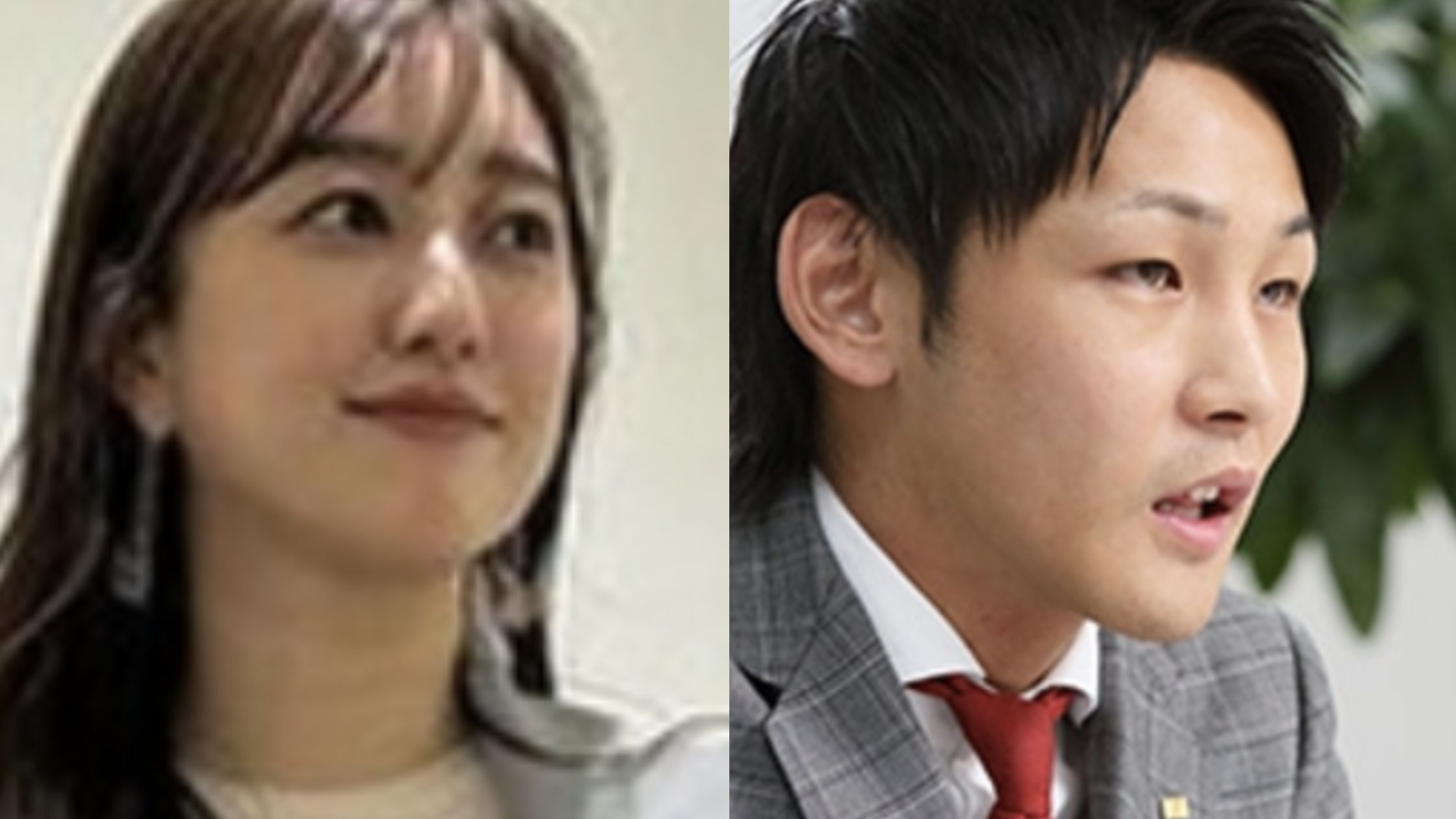 菊地亜美と池田一耕のツーショット画像