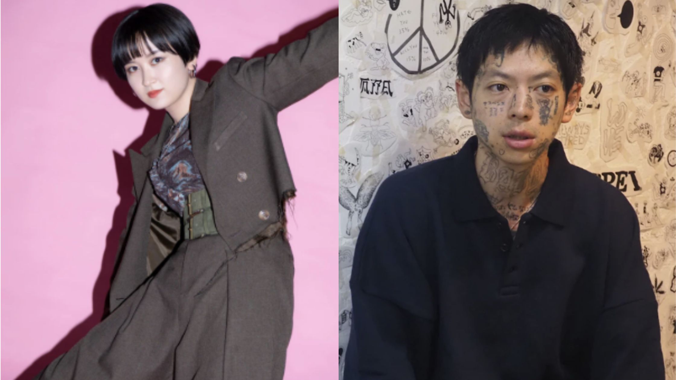 サーヤとTAPPEIのツーショット画像