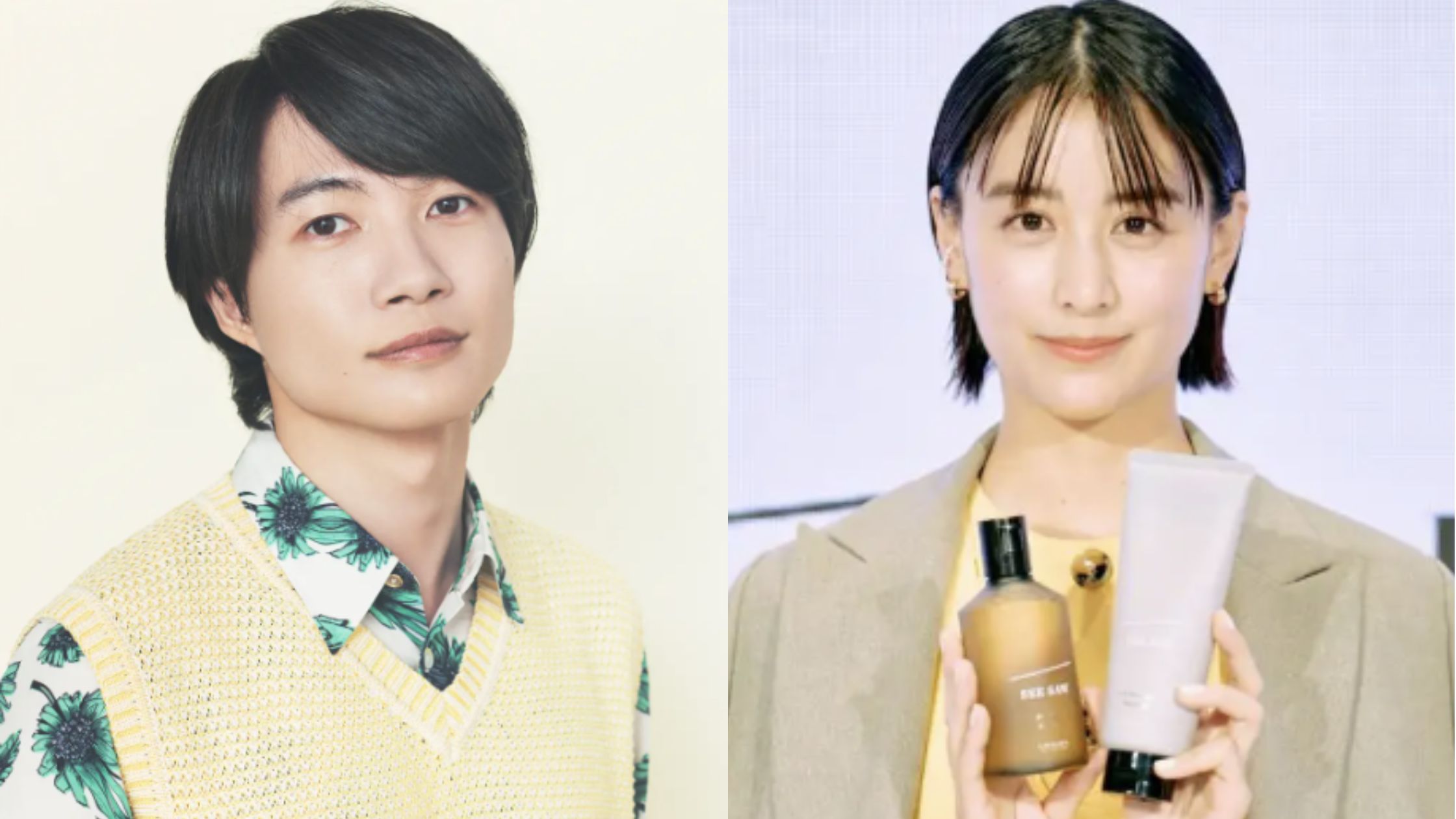 神木隆之介と山本美月のツーショット画像