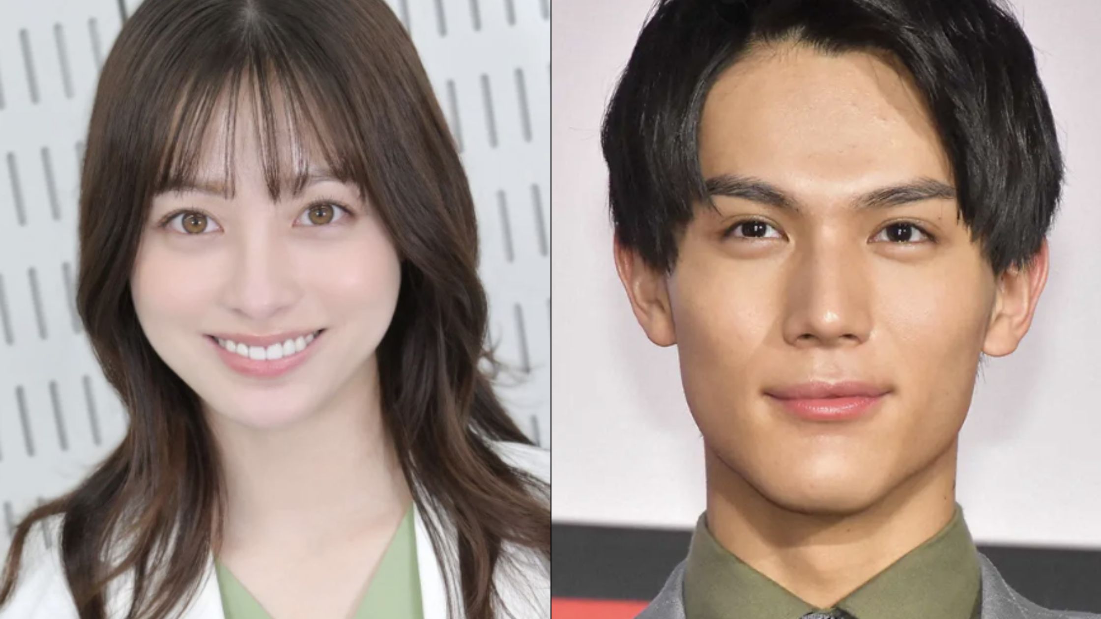 橋本環奈と中川大志のツーショット画像