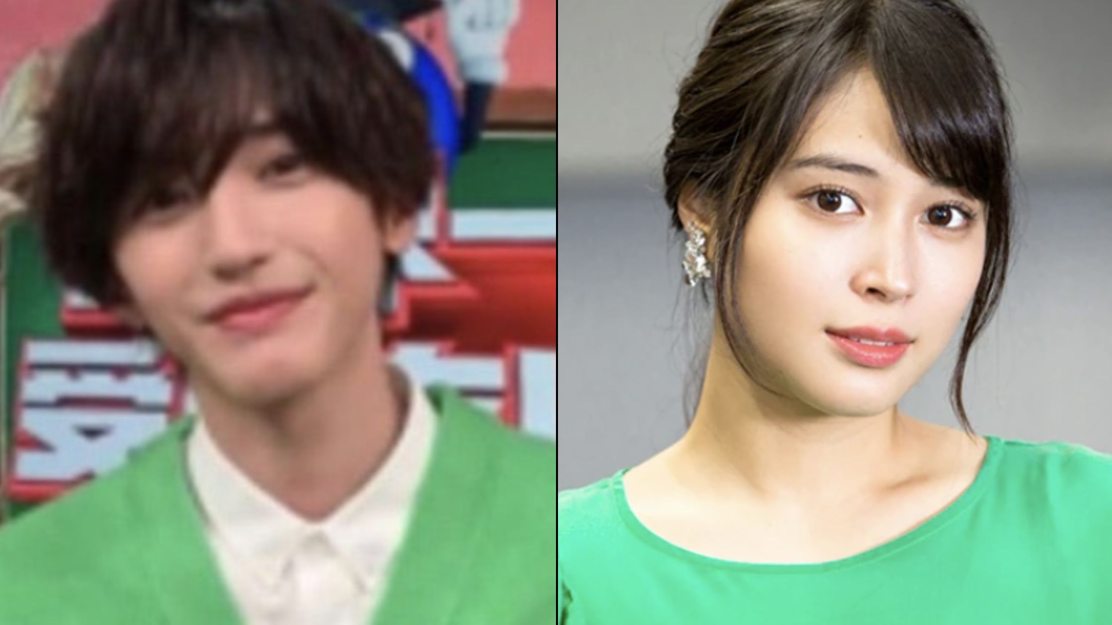 道枝駿佑と広瀬アリスのツーショット画像