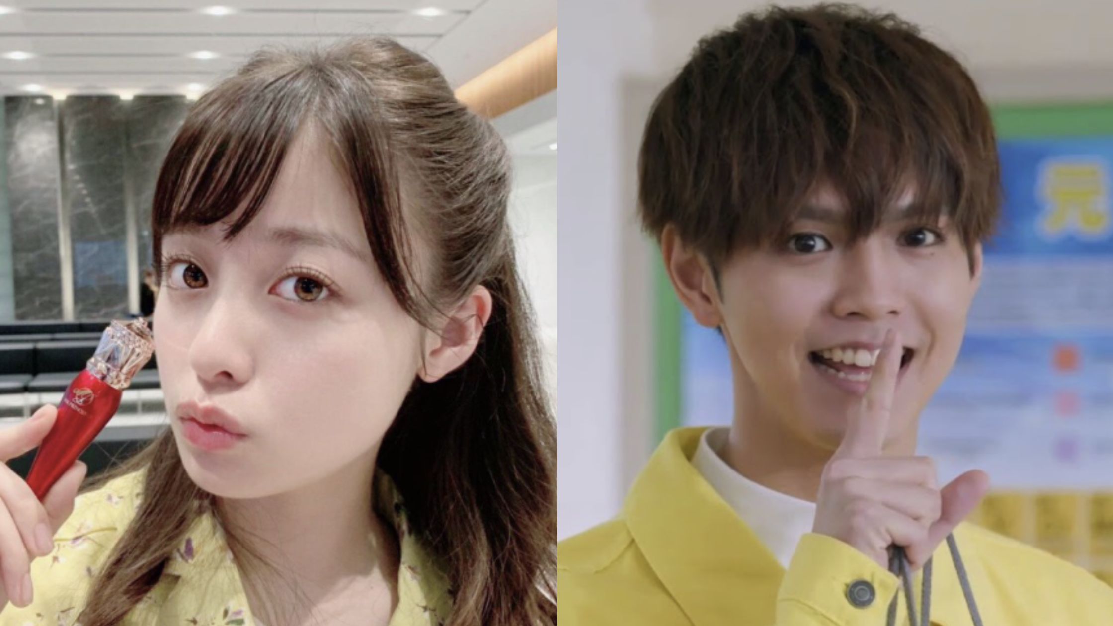 橋本環奈と彼氏片寄亮太のツーショット画像