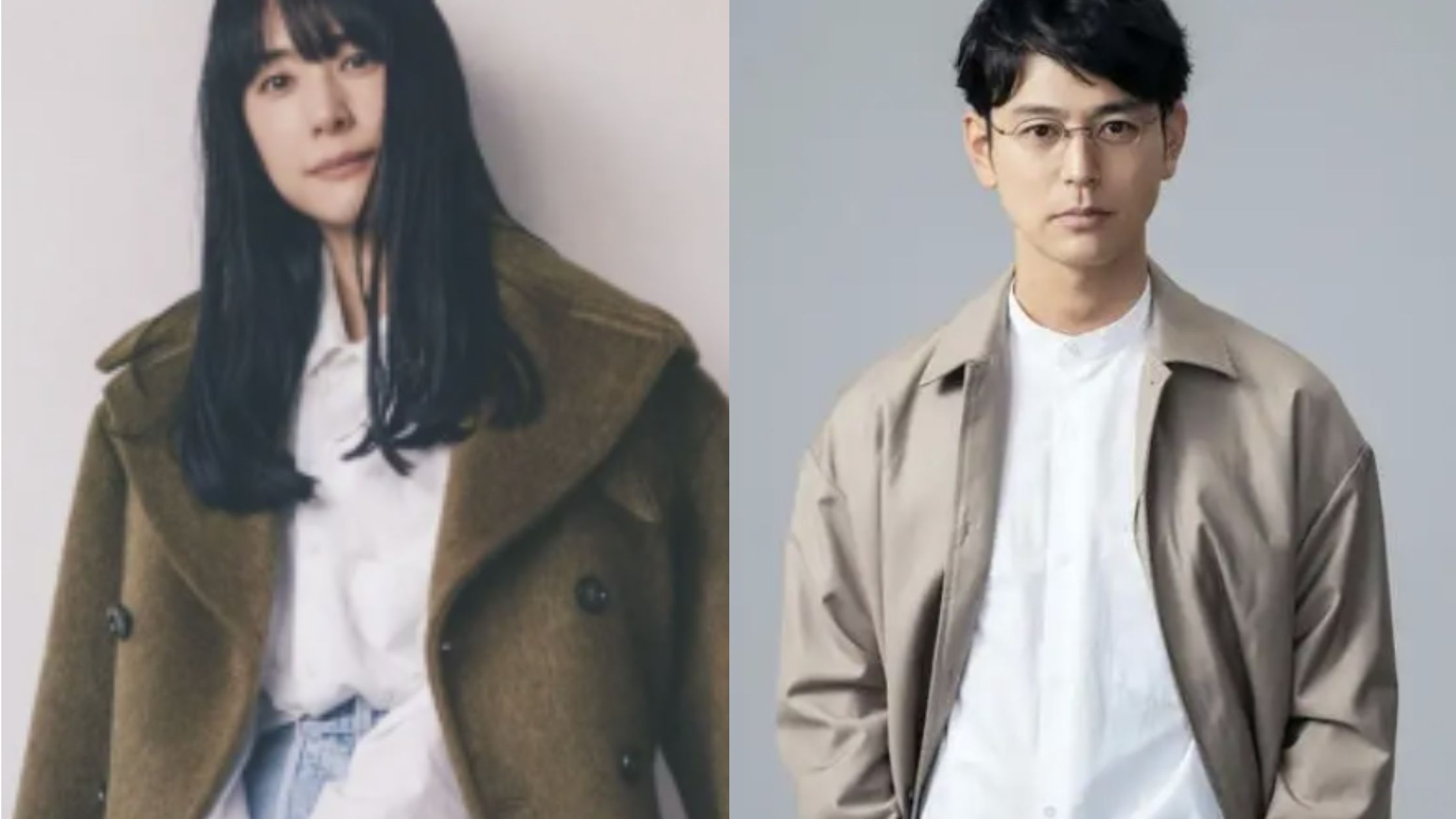 深津絵里と妻夫木聡のツーショット画像