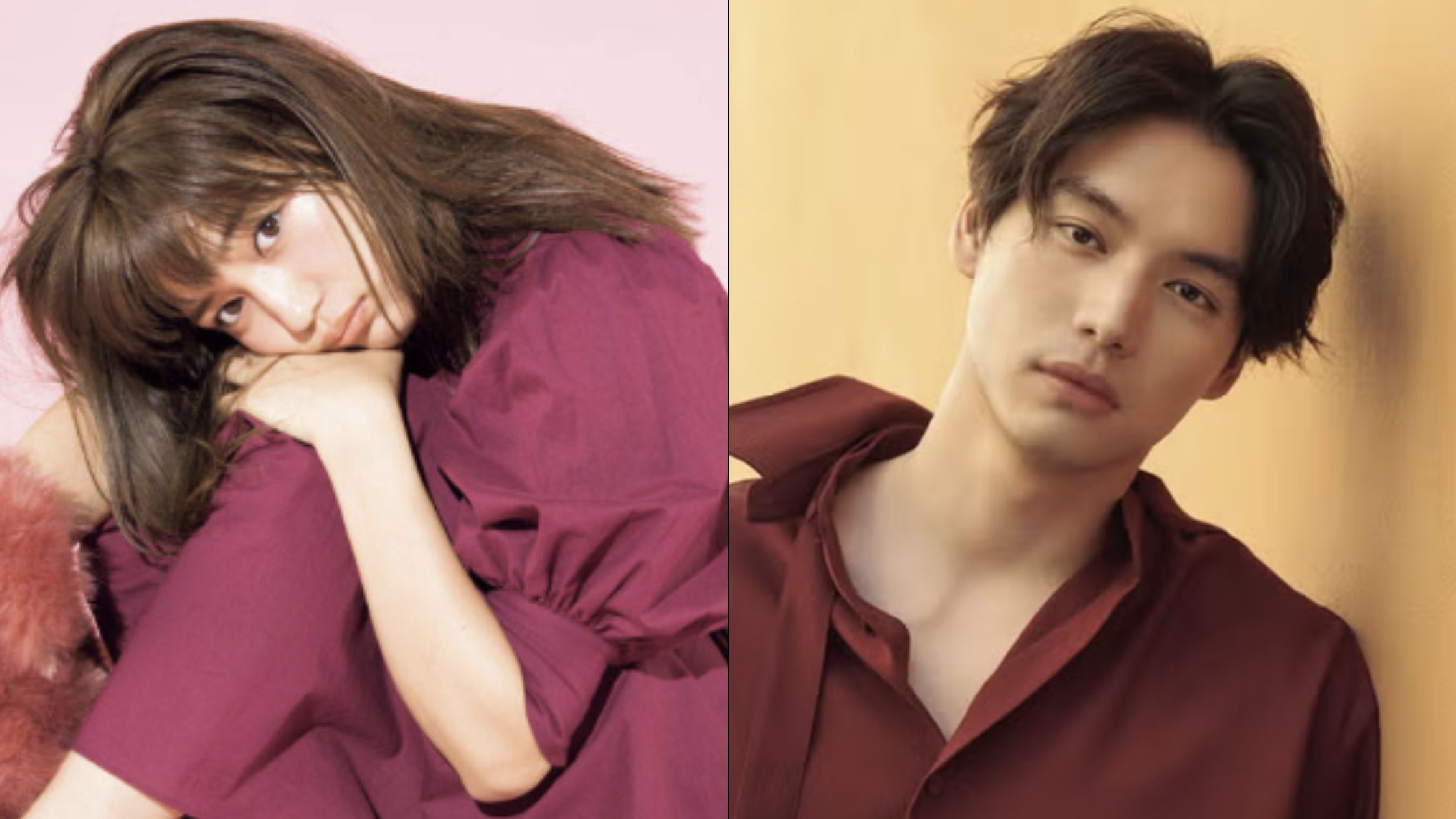 川口春奈と福士蒼汰のツーショット画像