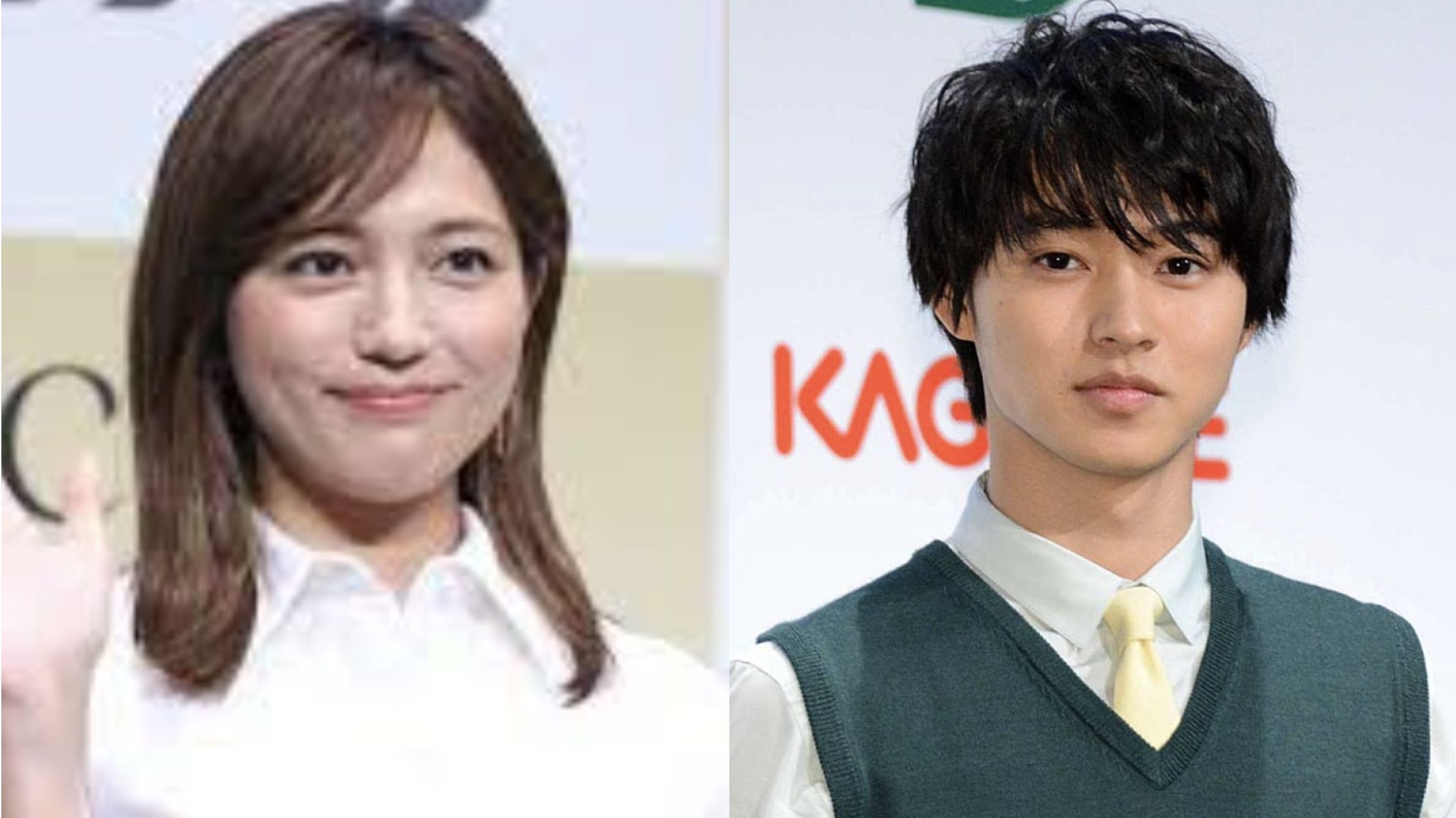 川口春奈と山崎賢人のツーショット画像