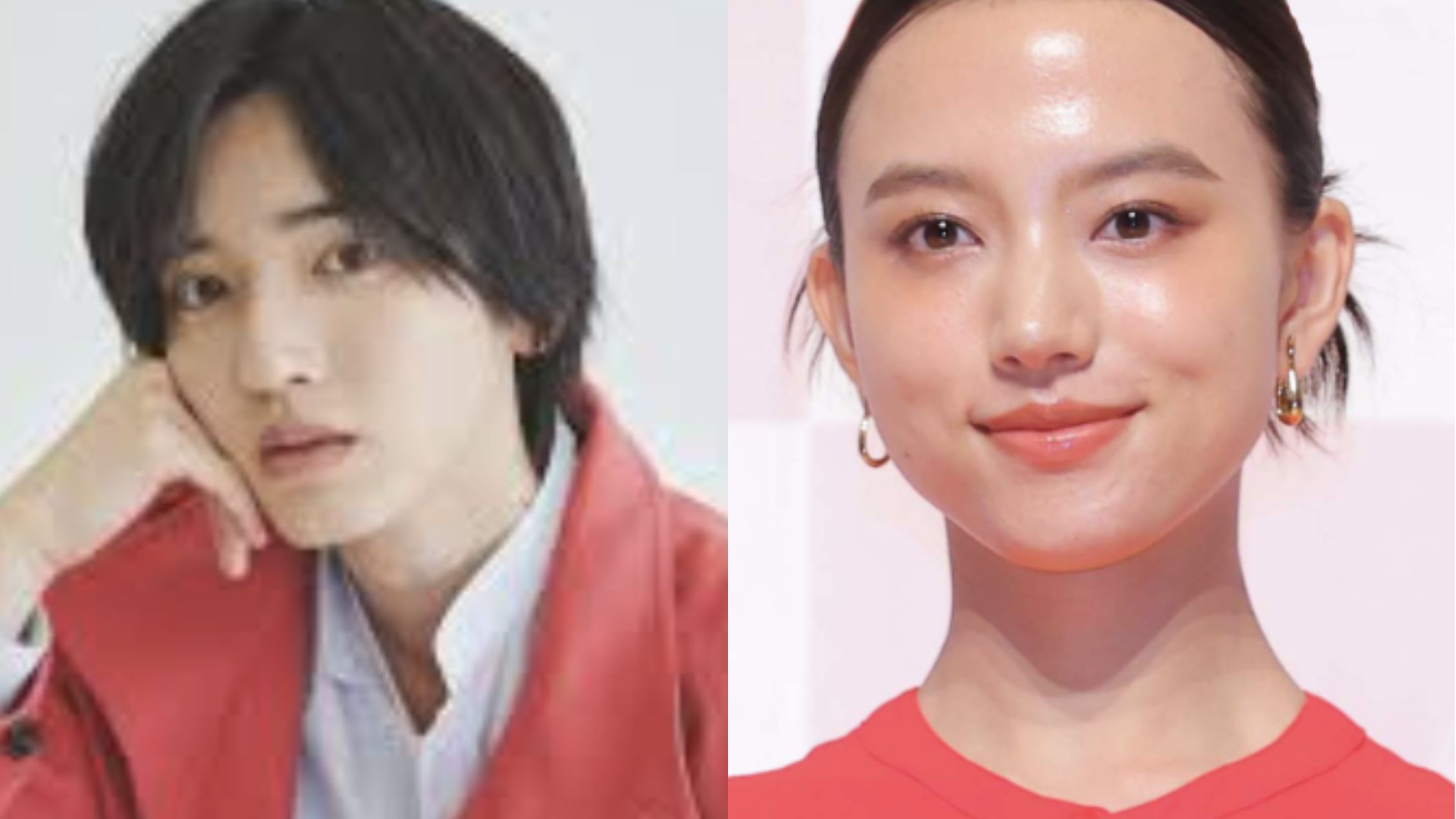 道枝駿佑と清原果耶のツーショット画像