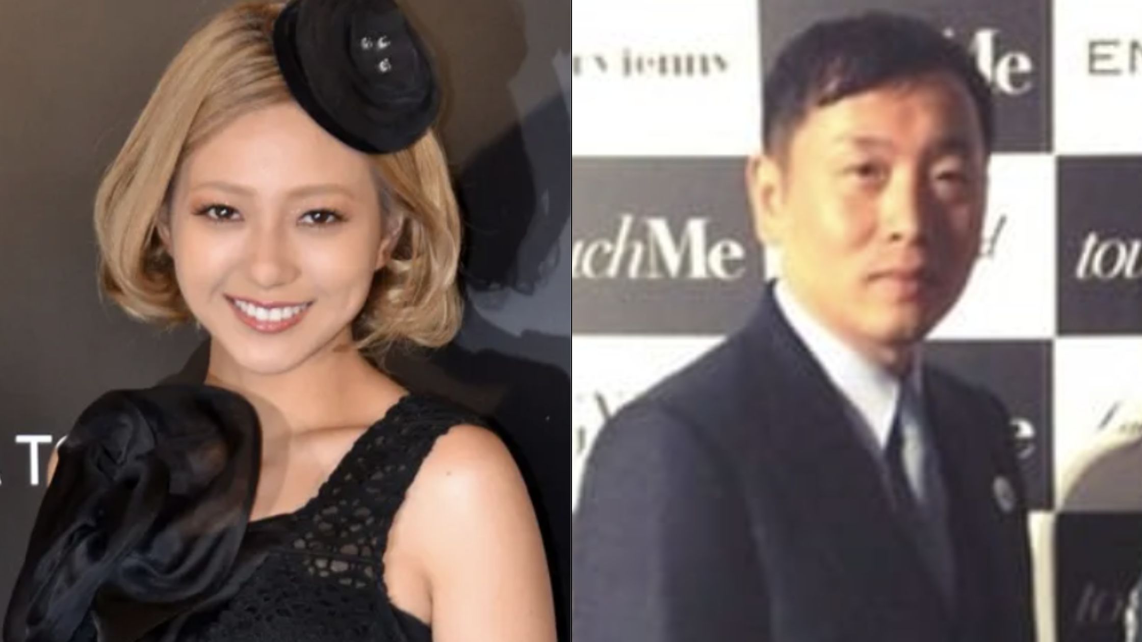 伊藤千晃と恵藤憲二のツーショット画像