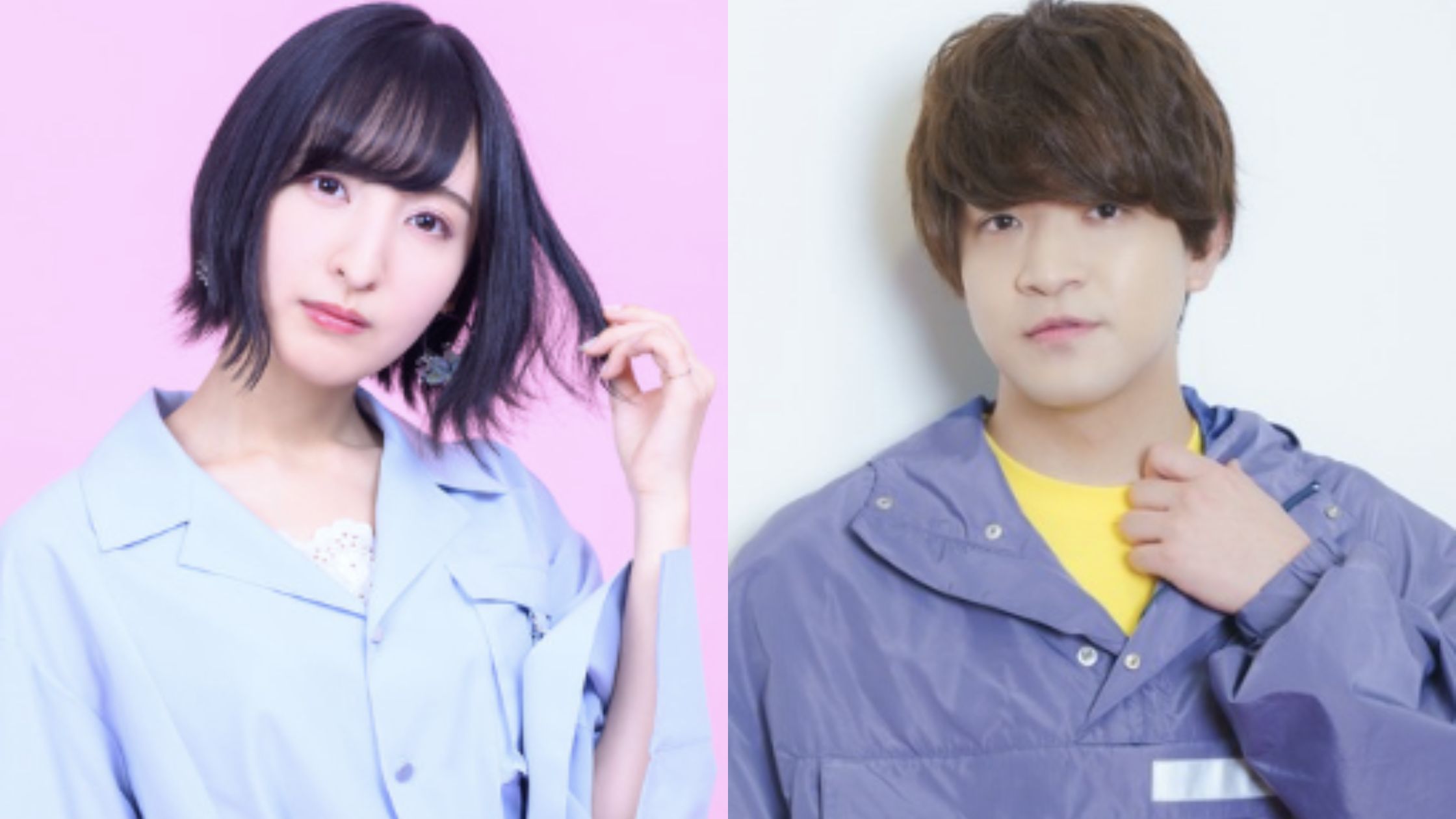 佐倉綾音と石川界人のツーショット画像