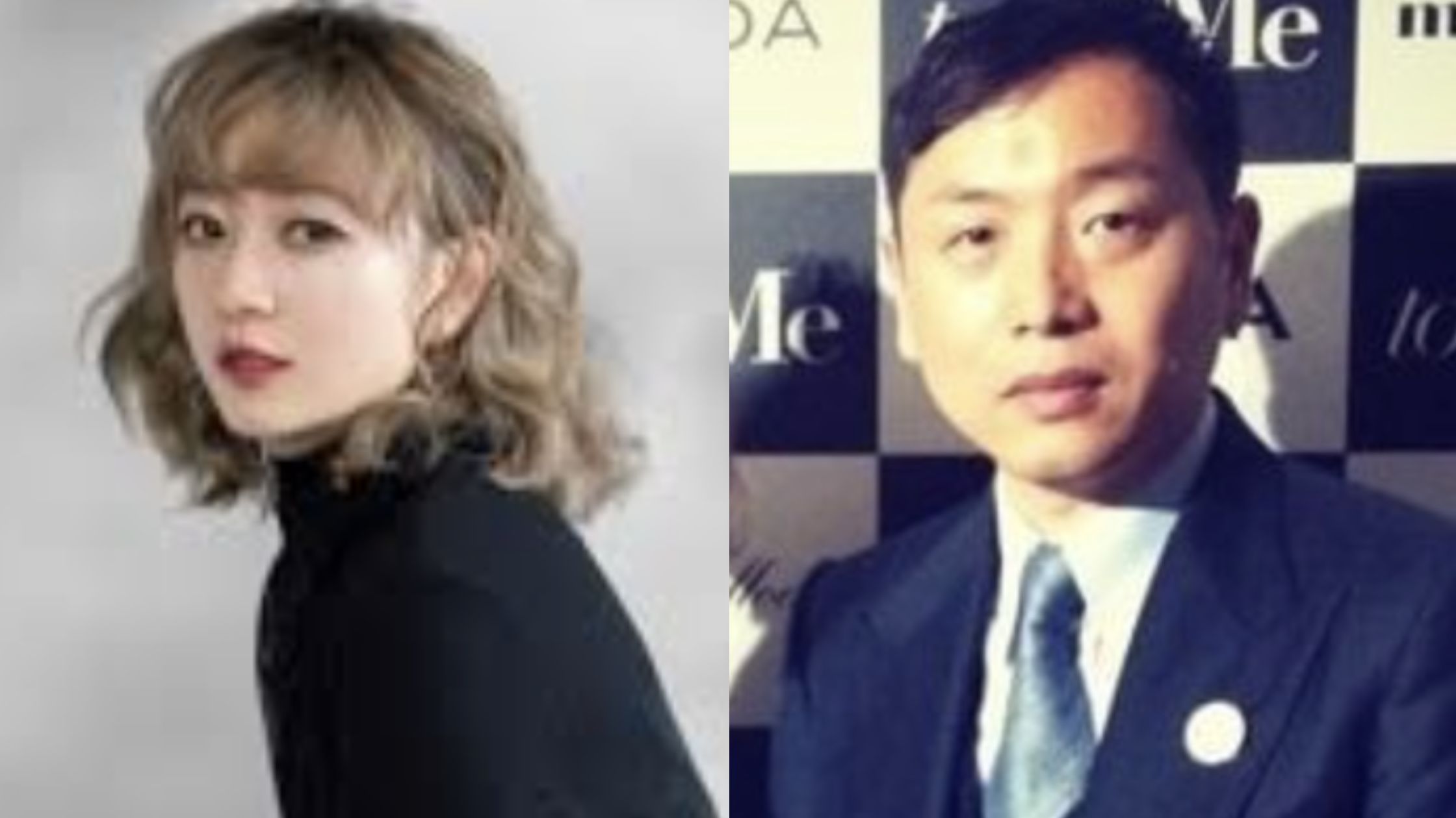 伊藤千晃と恵藤憲二のツーショット画像