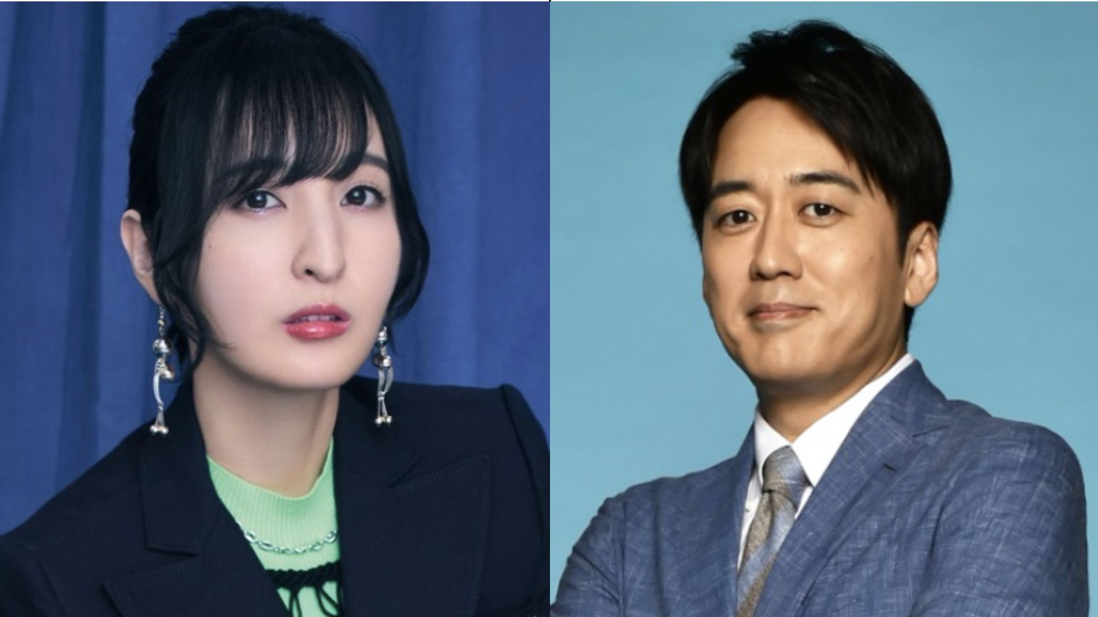 佐倉綾音と安住紳一郎のツーショット画像