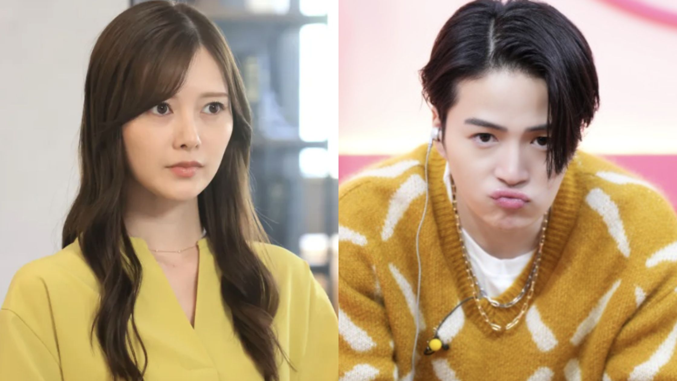 白石麻衣と菊池風磨のツーショット画像