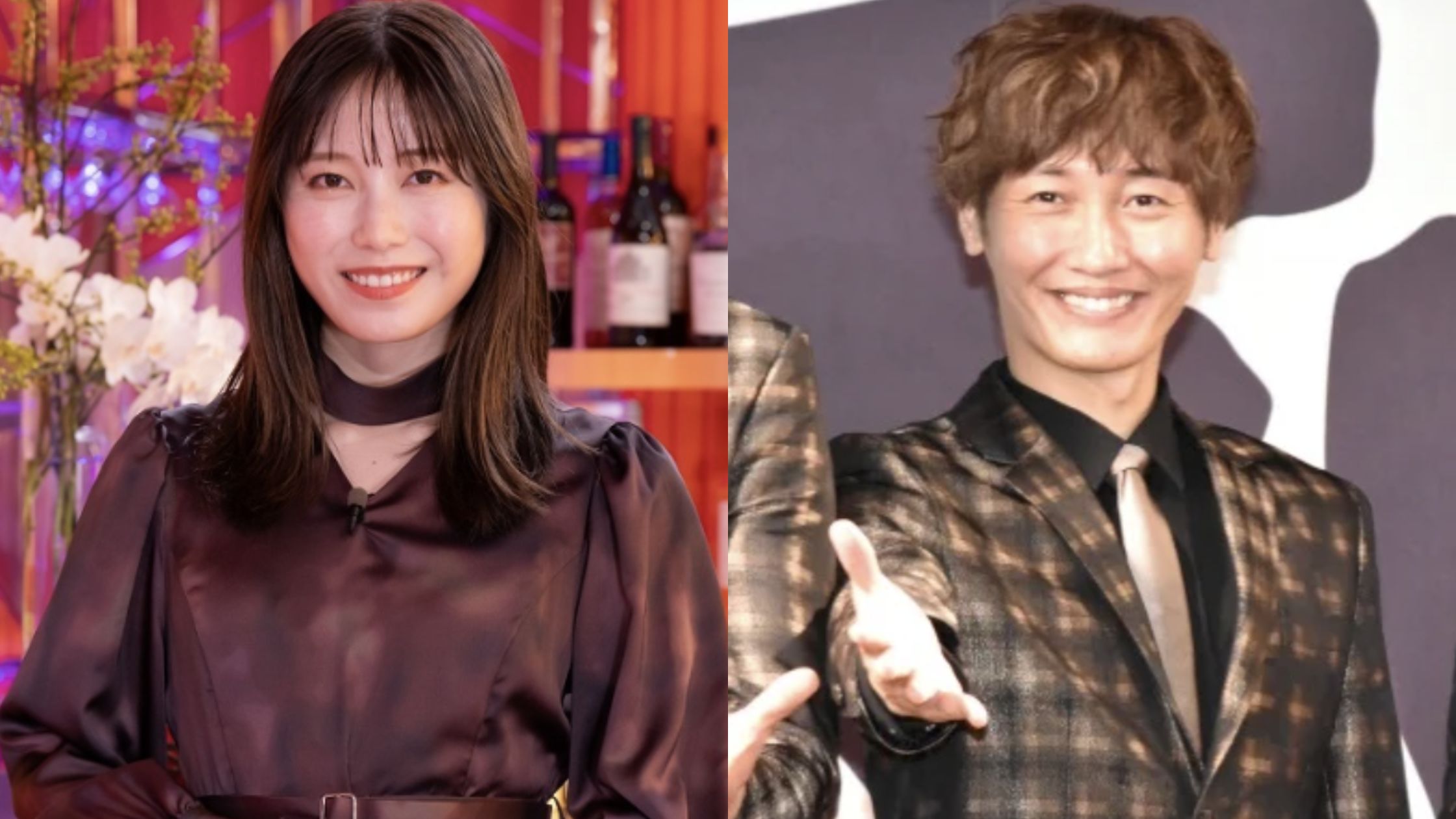 横山由依と後上翔太のツーショット画像