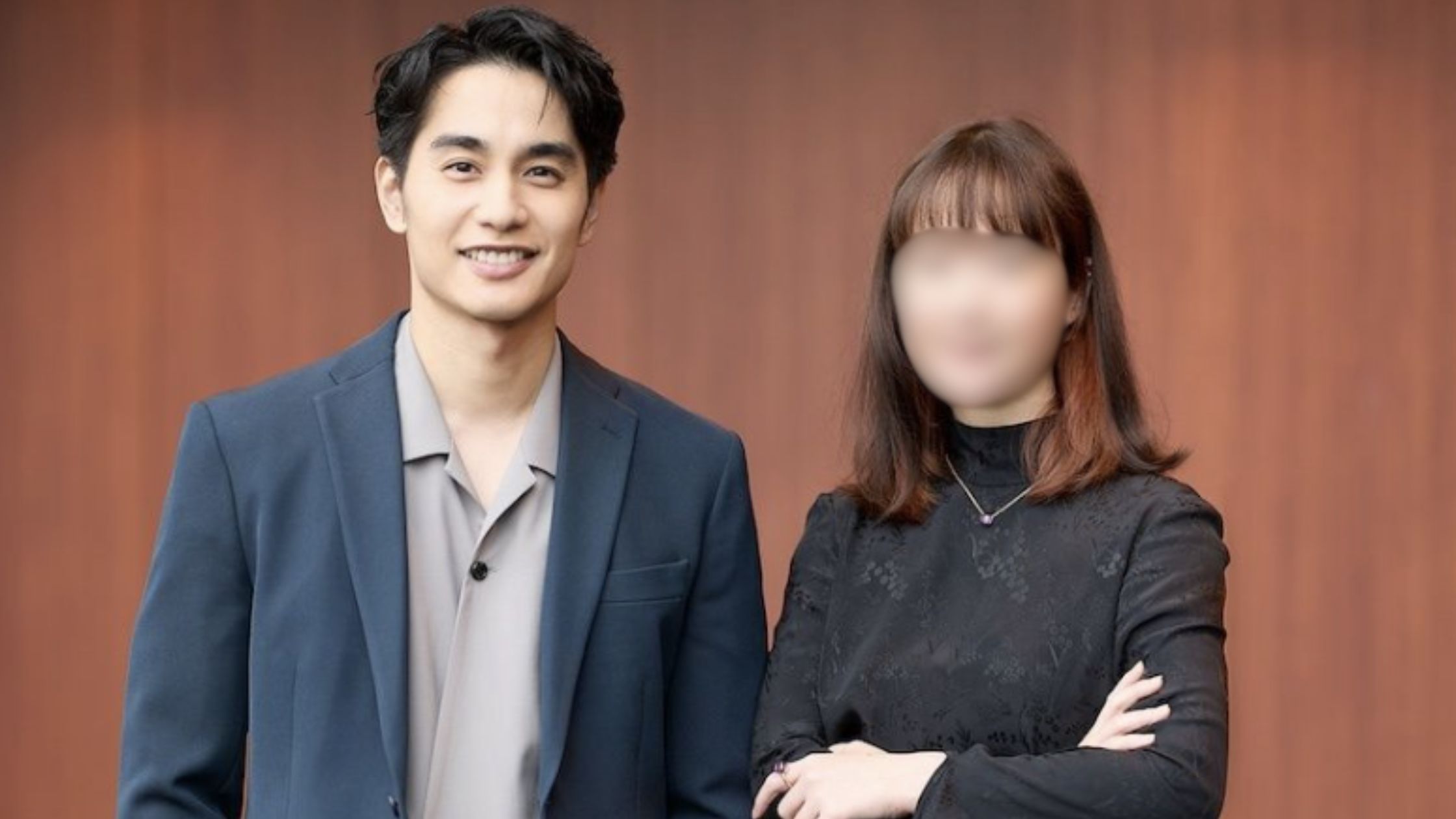 中村蒼と妻のツーショット画像