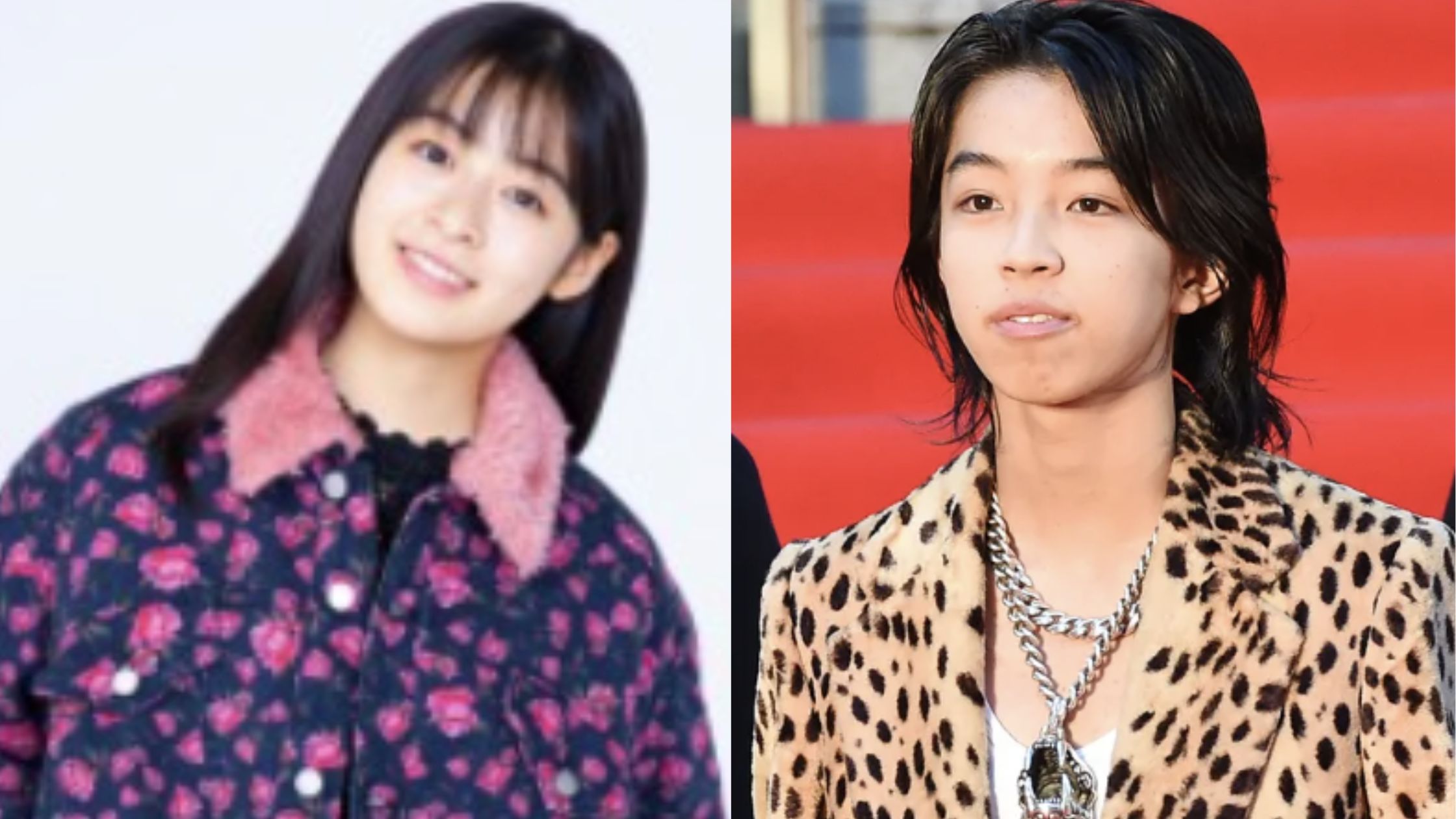 森七菜とYOSHIのツーショット画像