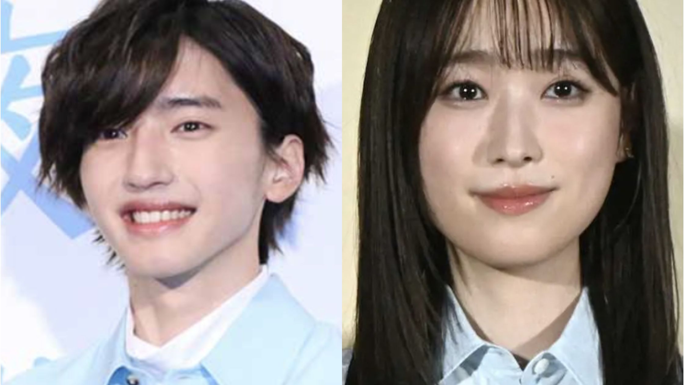 道枝駿佑と高橋ひかるのツーショット画像