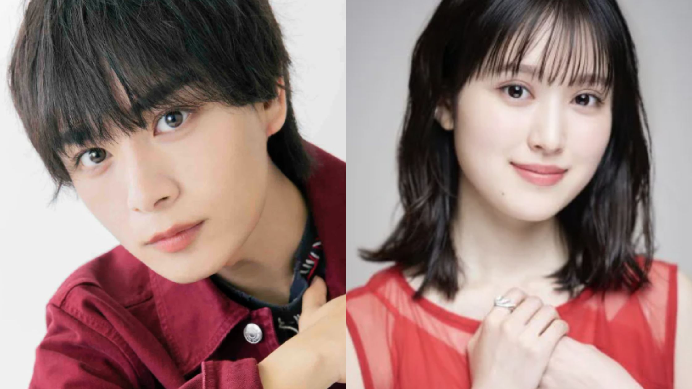 大西流星と福本莉子のツーショット画像