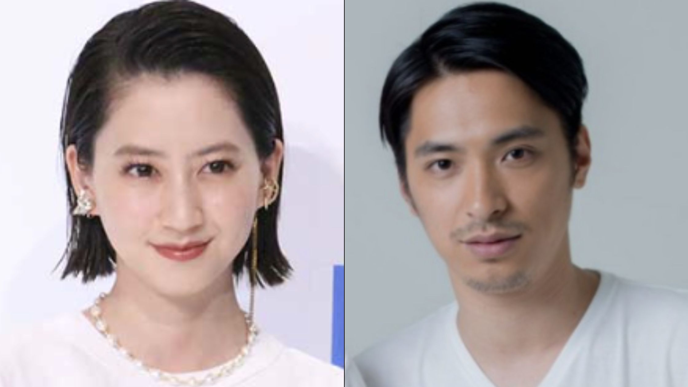 河北麻友子と松本英渡のツーショット画像