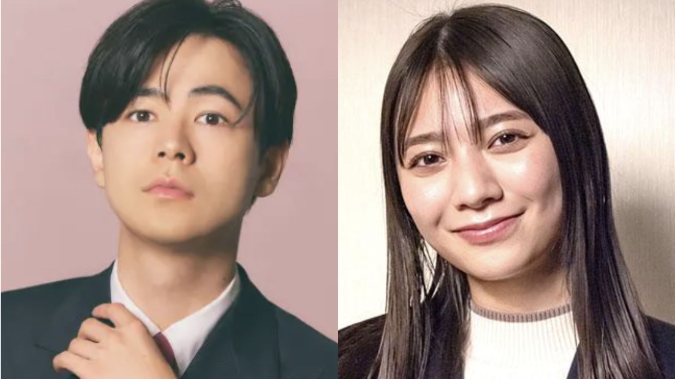 成田凌と川津明日香のツーショット画像