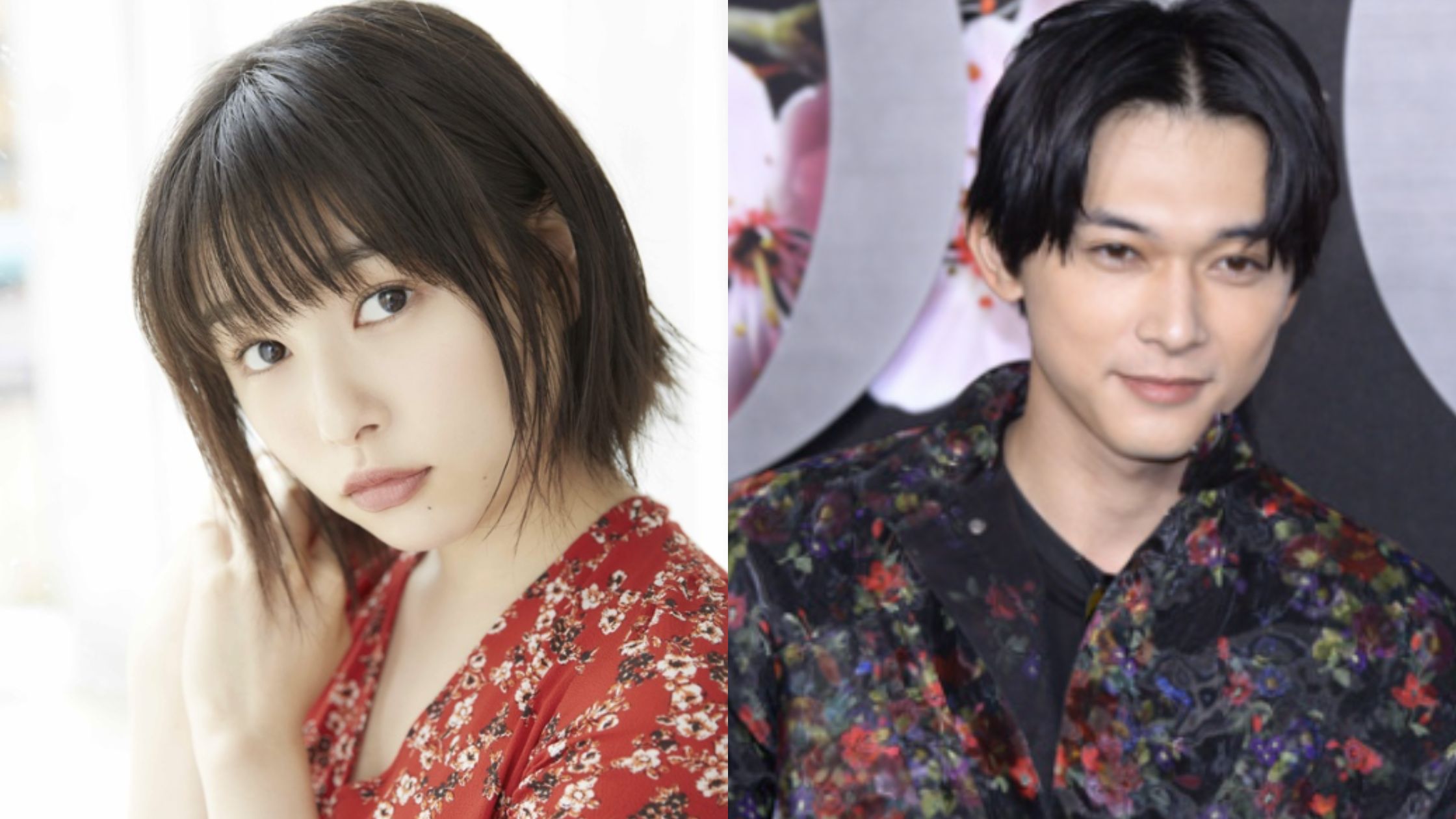 桜井日菜子と吉沢亮のツーショット画像