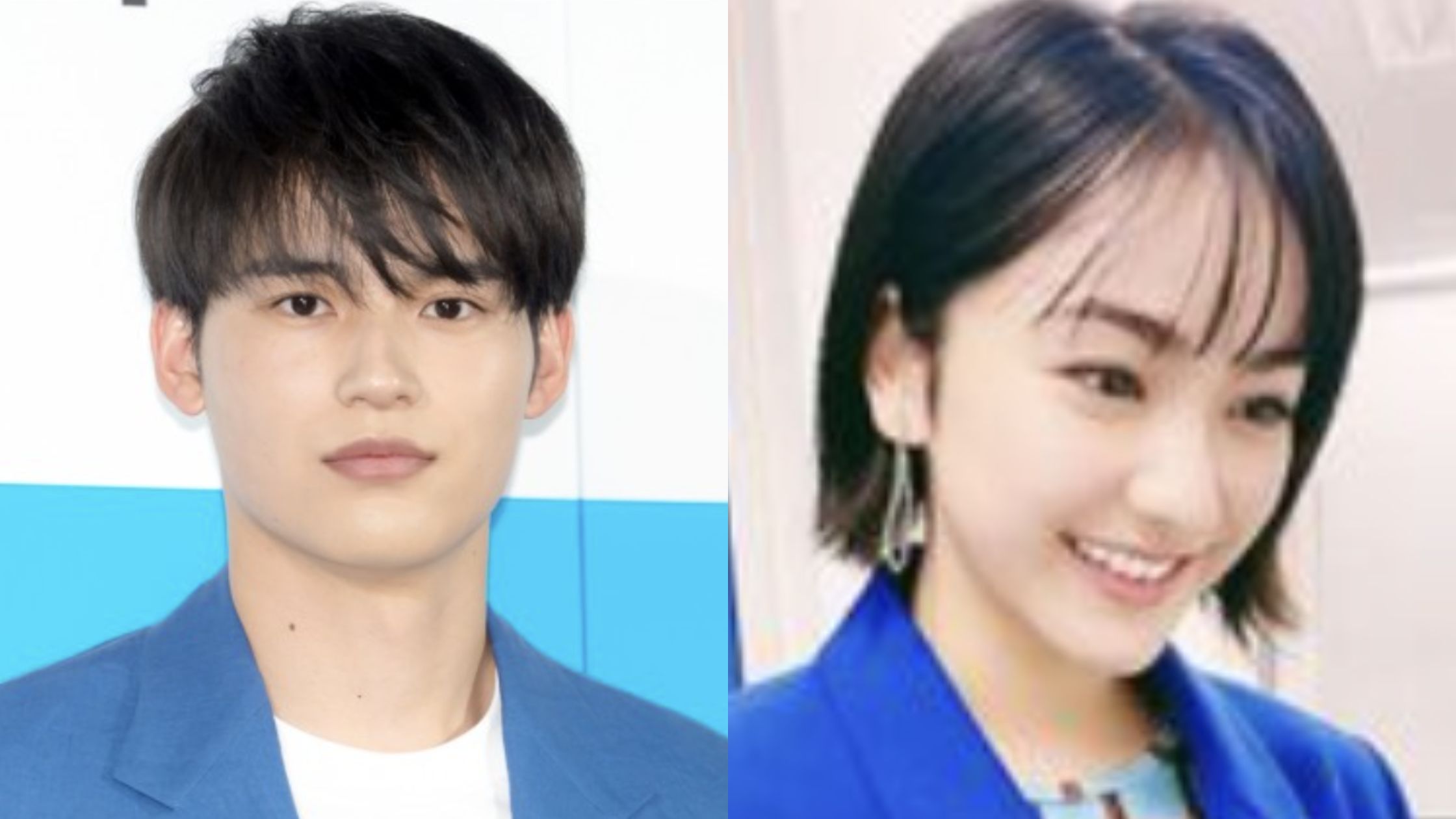 水上恒司と平祐奈のツーショット画像