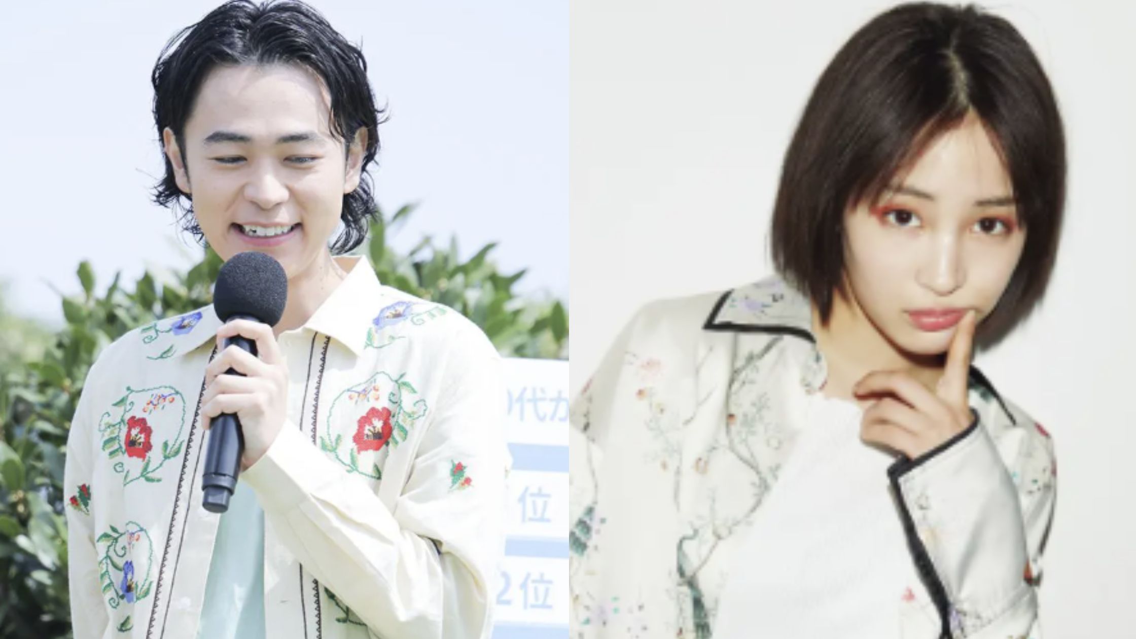 成田凌と広瀬すずのツーショット画像