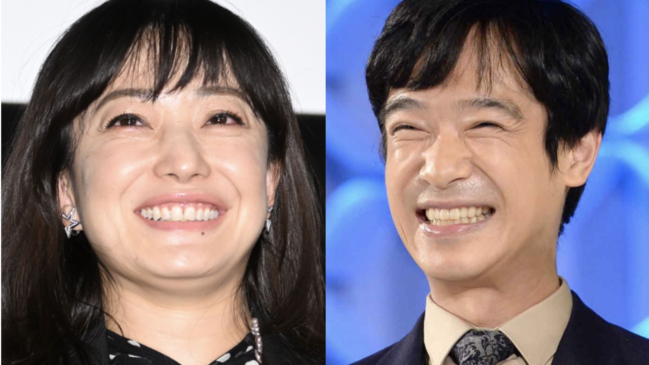 菅野美穂と堺雅人のツーショット画像