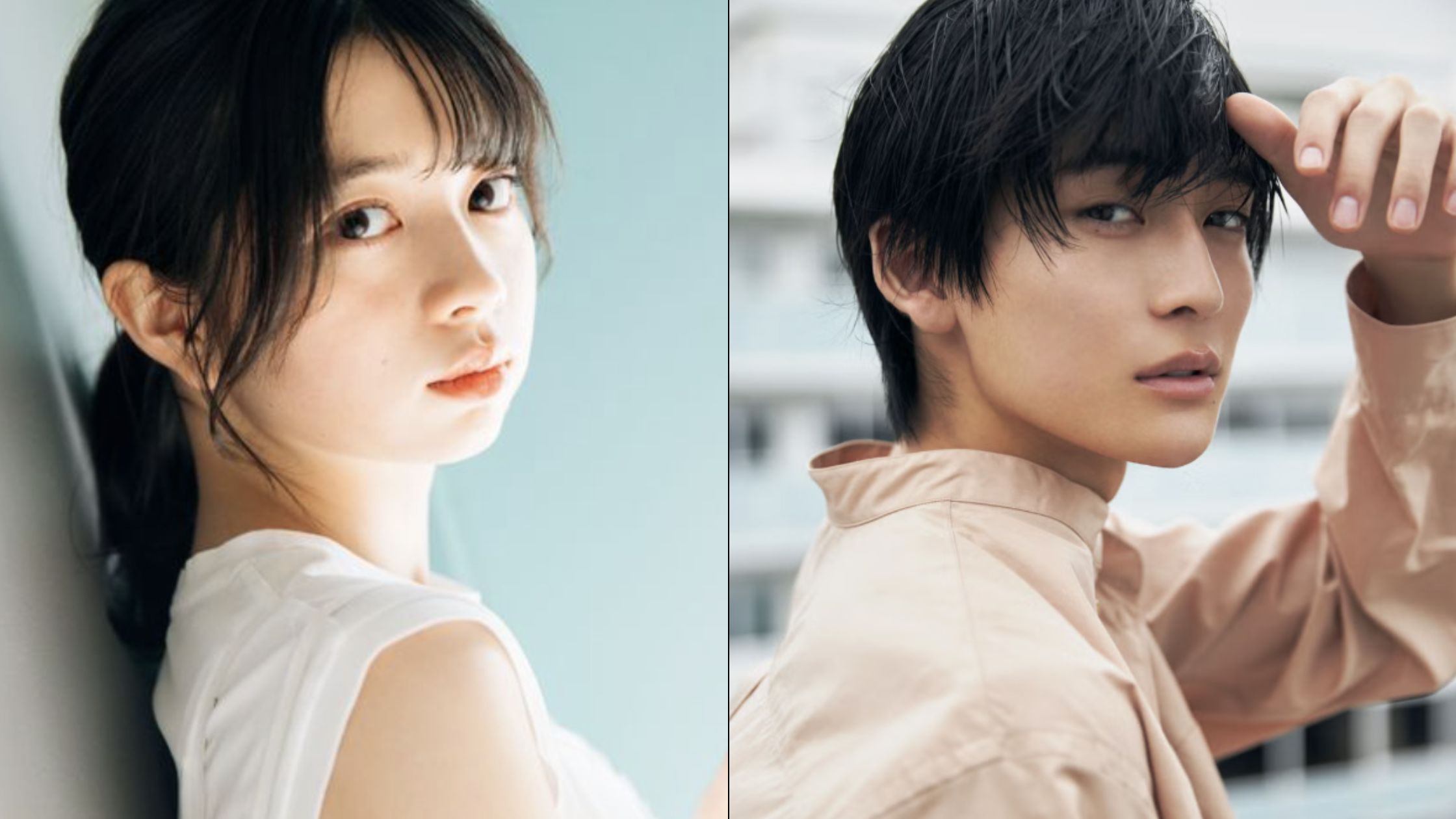 桜田ひよりと高橋文哉のツーショット画像