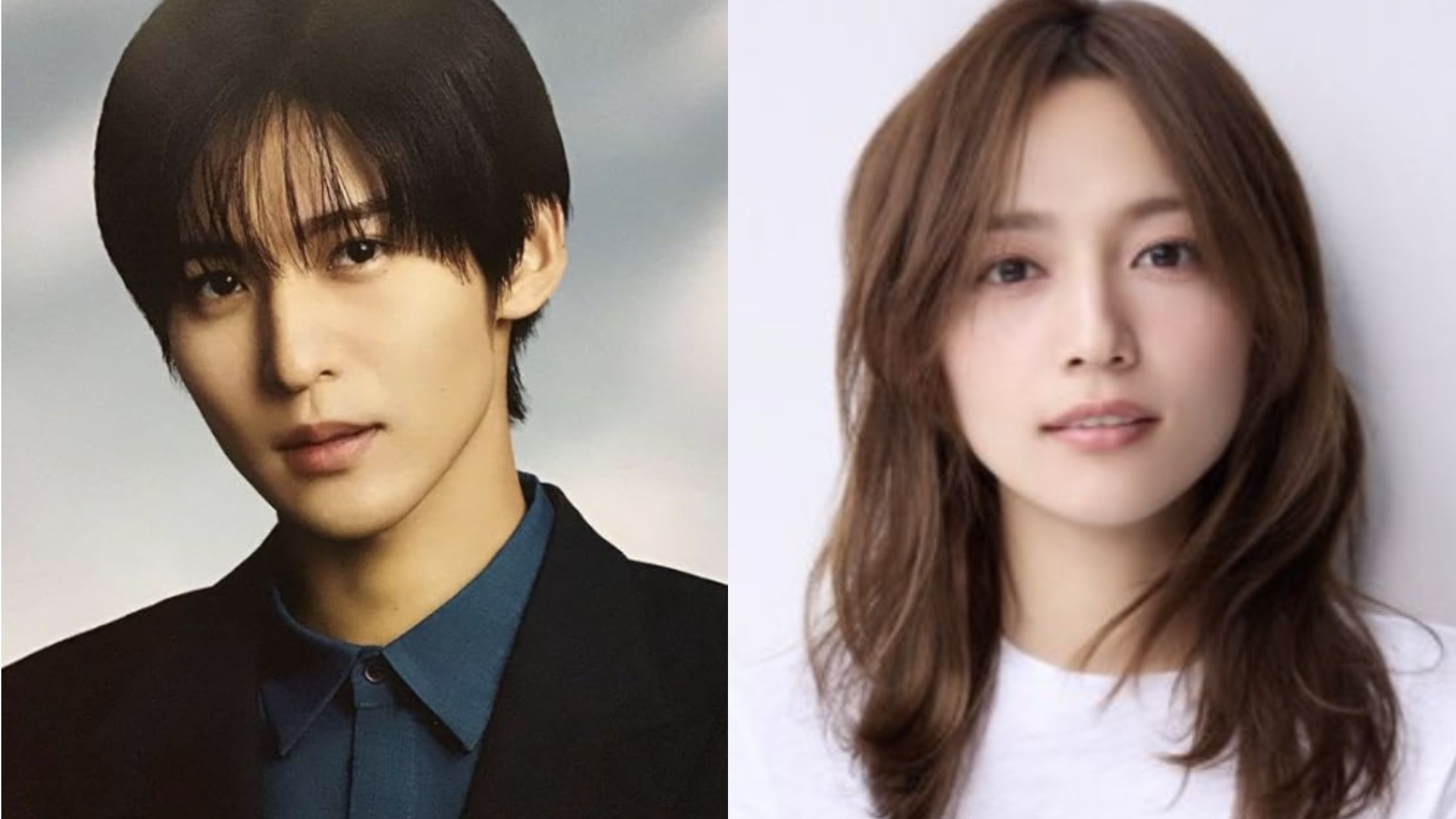目黒蓮と川口春奈のツーショット画像