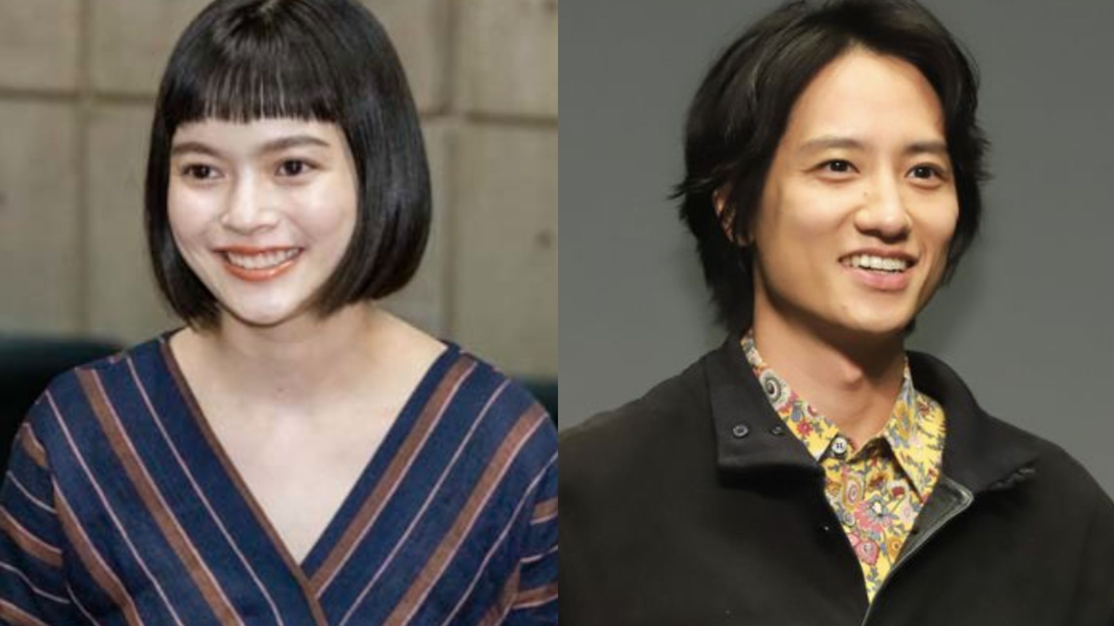 夏子と藤原季節のツーショット画像